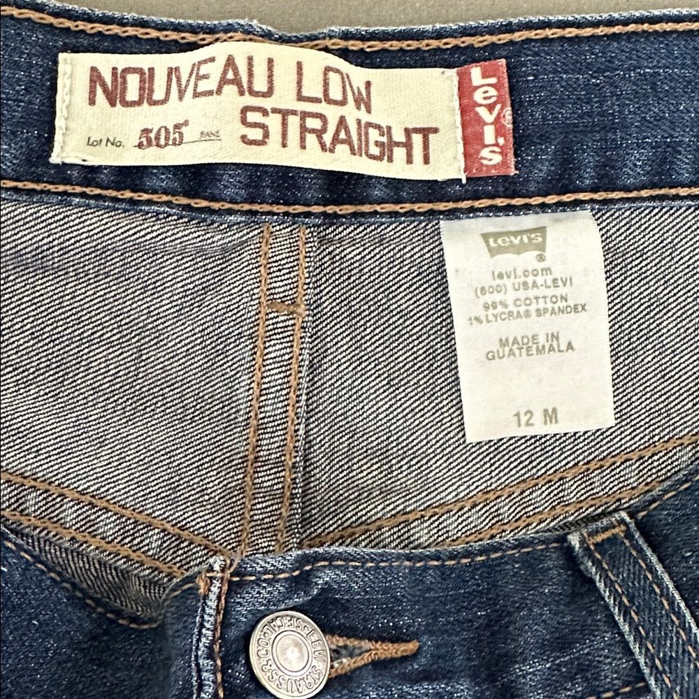 Leviβs 505 Straight Leg Jeans Size 12 - Picture 10 of 11